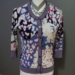 DVF 100% Cashmere Cardigan sz L